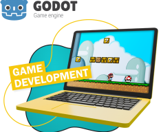 Godot.  Основа создания легендарных игр - КИБЕРшкола программирования для детей, компьютерные курсы для школьников, начинающих и подростков - KIBERone г. Бутурлиновка
