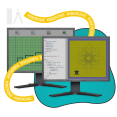 Исполнители чертежник и черепашка - КИБЕРшкола программирования для детей, компьютерные курсы для школьников, начинающих и подростков - KIBERone г. Бутурлиновка