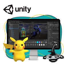 Мир игр на Unity 2D на популярном движке + AI-помощники - КИБЕРшкола программирования для детей, компьютерные курсы для школьников, начинающих и подростков - KIBERone г. Бутурлиновка