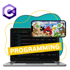 Программирование на C#. Удивительный мир 2D-игр - КИБЕРшкола программирования для детей, компьютерные курсы для школьников, начинающих и подростков - KIBERone г. Бутурлиновка