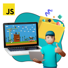 Программирование на JavaScript. Учимся создавать игры! - КИБЕРшкола программирования для детей, компьютерные курсы для школьников, начинающих и подростков - KIBERone г. Бутурлиновка