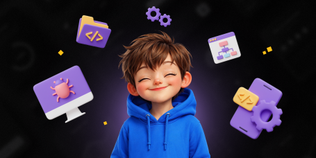 Идеальный сайт с нуля: код, дизайн и AI-помощник - КИБЕРшкола программирования для детей, компьютерные курсы для школьников, начинающих и подростков - KIBERone г. Бутурлиновка